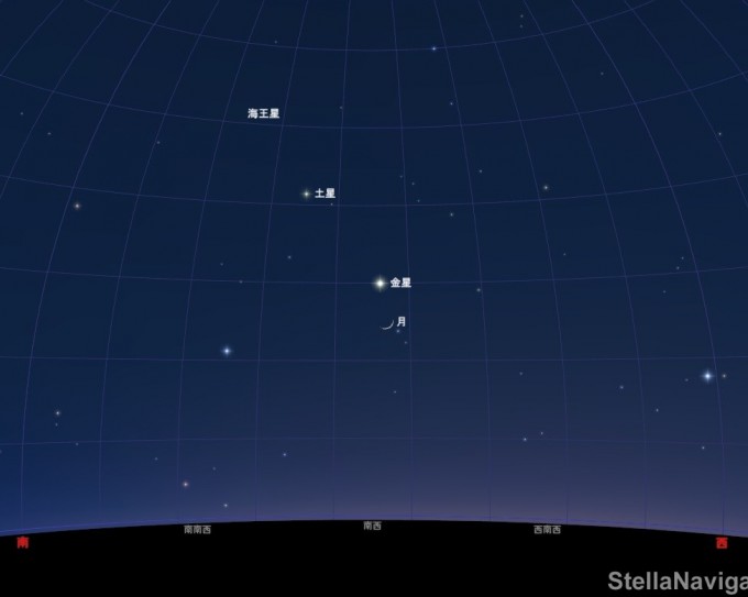 1月3日18時南西星図